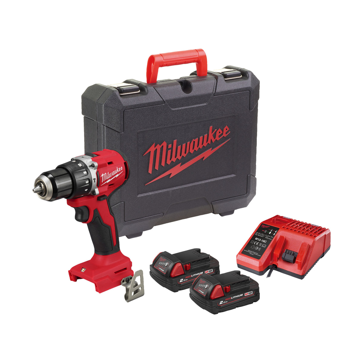 MILWAUKEE Perc Percu 60Nm 18V 2x2Ah BLPDRC-202C 4933492822