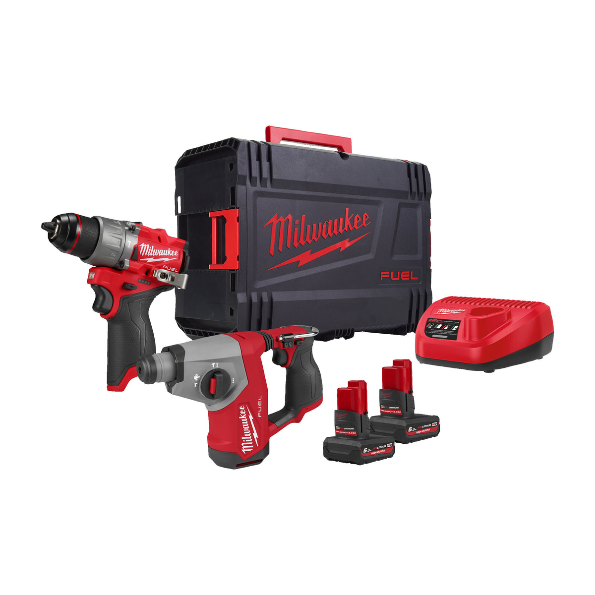 MILWAUKEE Pack 2 outils 12V 2x5Ah FPP2BG2-502X 4933500138