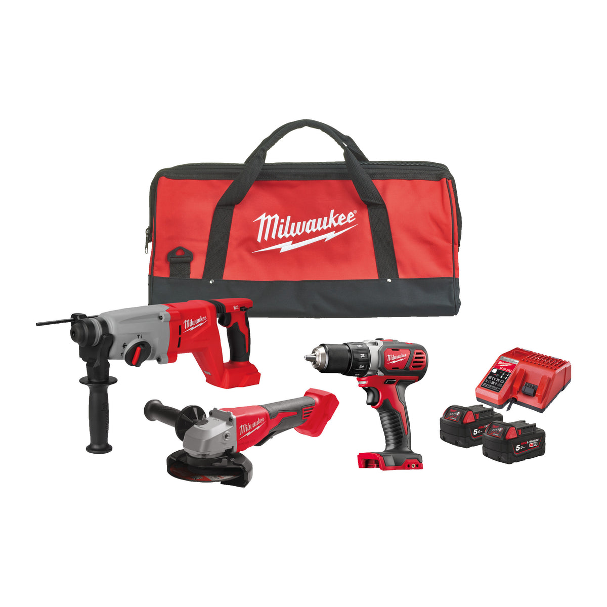 MILWAUKEE Pack 3 outils 18V 2x5Ah BLPP3FR-502B? 4933501860