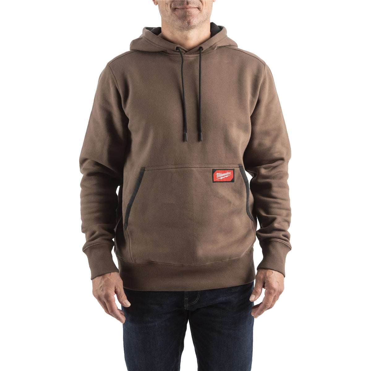 MILWAUKEE Sweat à capuche Mid Marron