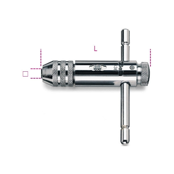 Porte outils à cliquet réversible
