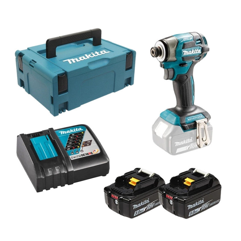 MAKITA Visseuse à chocs18V 5Ah 180N/m 8 modes - DTD173RTJ
