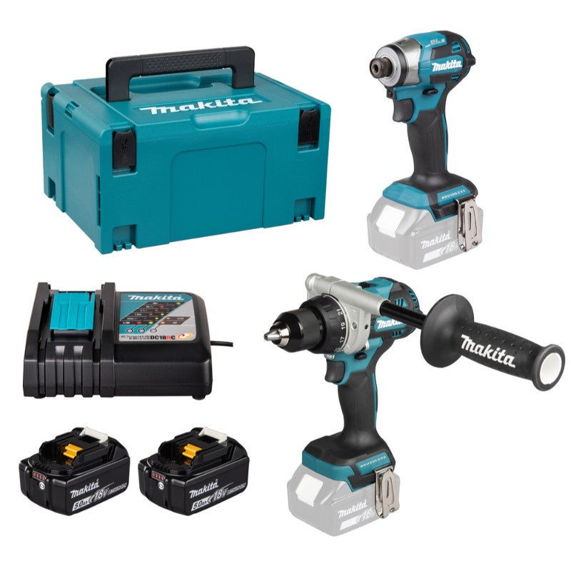 MAKITA Pack perceuse DDF492 + visseuse DTD173 2x5Ah - DLX2573TJ