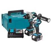 MAKITA Pack perceuse DDF492 + visseuse DTD173 2x5Ah - DLX2573TJ