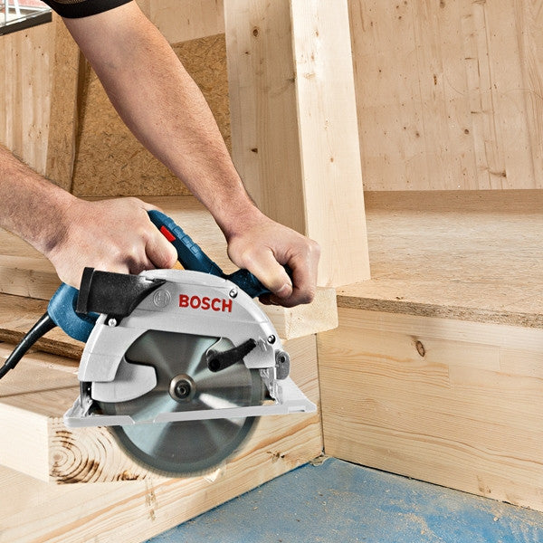 Scie circulaire 165mm 1100w gks165 carton 0601676100 bosch