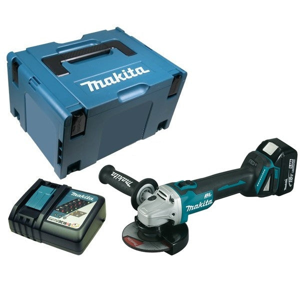 Meuleuse d'angle 18v lxt ø125 mm 2x5 ah en makpac dga506rtj makita