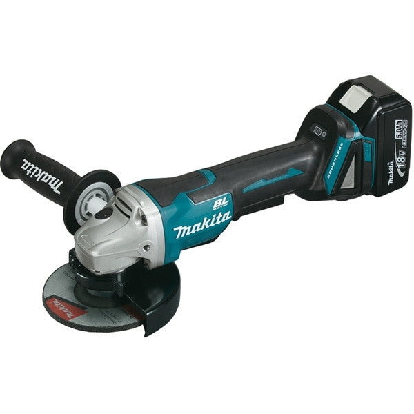 Meuleuse d'angle 18v lxt ø125 mm 2x5 ah en makpac dga508rtj makita