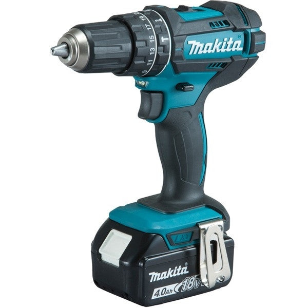 Perceuse à percussion 18v lxt 2x4 ah en makpac dhp482rmj makita