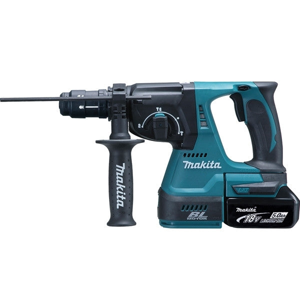 Perfo-burineur sds-plus 18v lxt 2x5 ah en makpac dhr243rtj makita