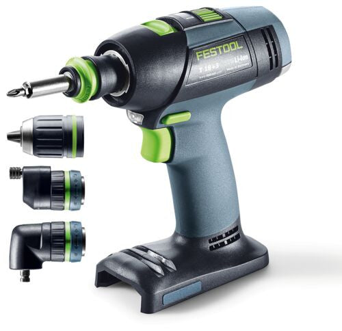 FESTOOL Perc-Viss 18V Solo SYS T18+3Basic-Set - 578828
