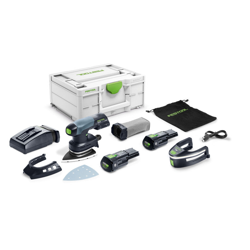 FESTOOL Ponceuse Delta 18V 2x3Ah DTSC4003,0I-Plus - 578848
