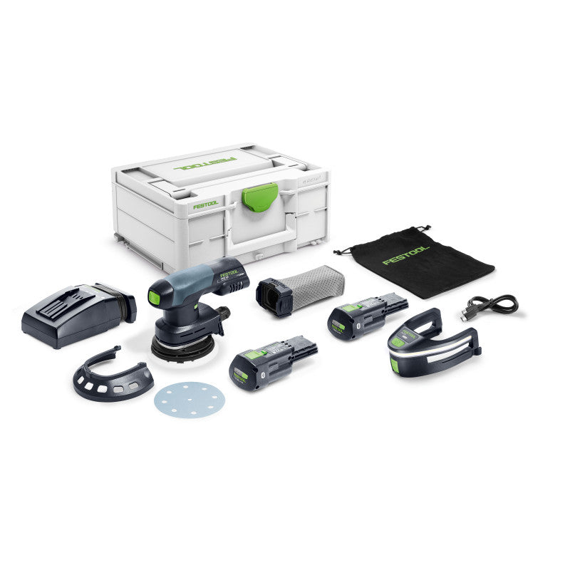 FESTOOL Ponceuse excent Ø125mm 18V 3Ah ETSC1253I-Plus - 578854
