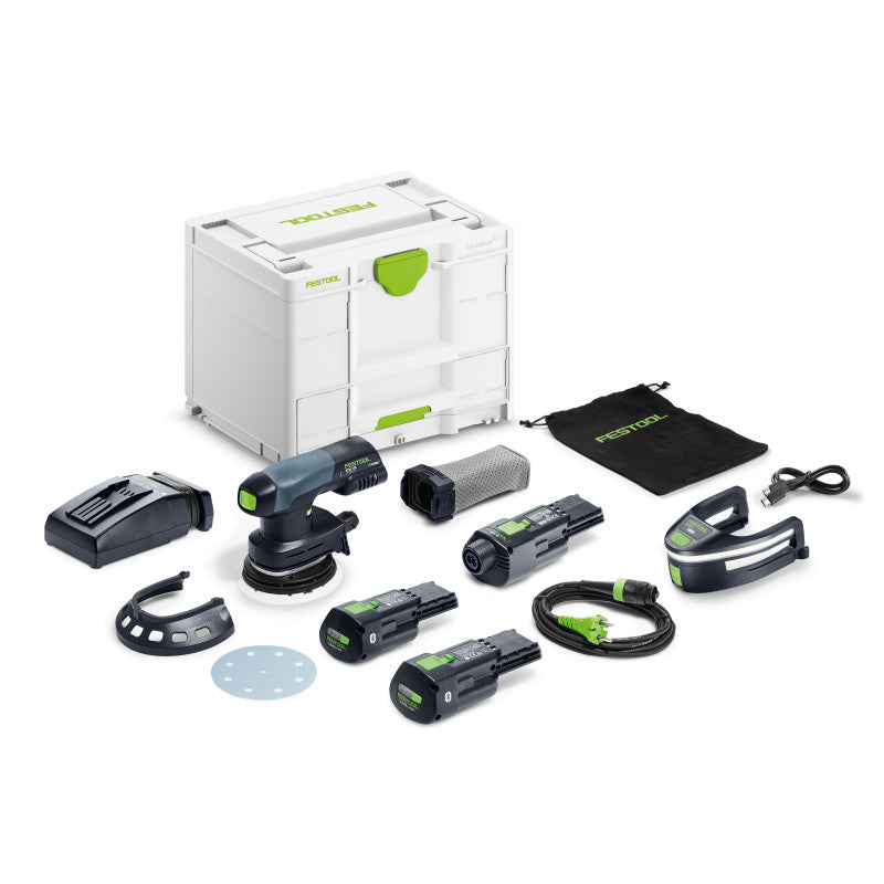 FESTOOL Ponceuse excent Ø125mm 18V 3Ah ETSC1253I-Set - 578857
