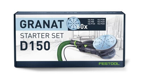 FESTOOL Set Abrasifs Granat Ø150mm - 578166