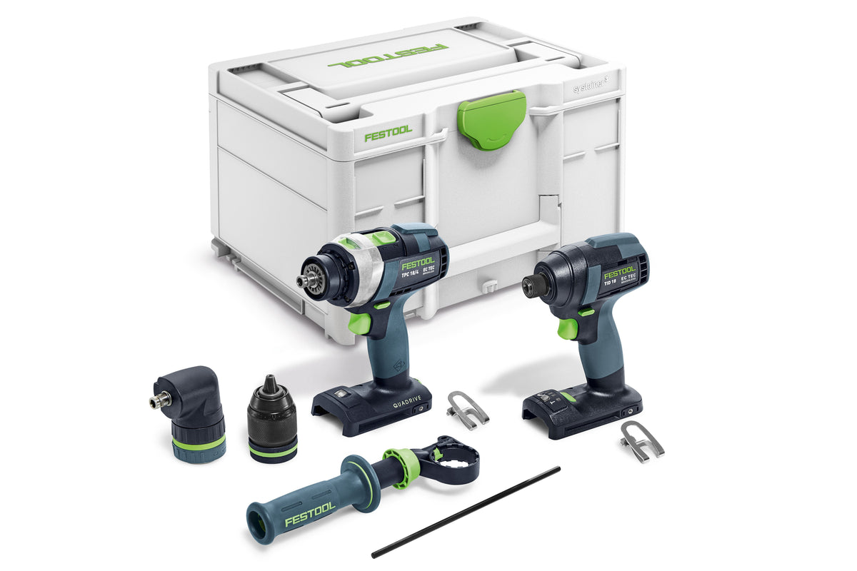 FESTOOL Set de vissage 18V Solo Sys3 Basic-Set - 578833