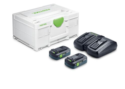 FESTOOL Set Énergie SYS 18V 2x4Ah TBX4/TCL6DUO - 578819