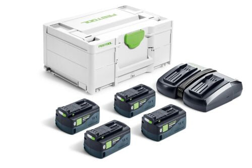 FESTOOL Set Énergie SYS 18V 4x5Ah TCL6DUO - 578681