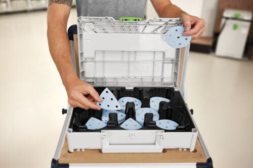 FESTOOL Systainer d'abrasifs Granat Ø90mm + Delta 93 - 578196