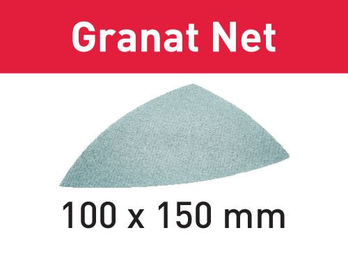 FESTOOL 50 Abrasifs maillé Granat Net Delta pour enduits