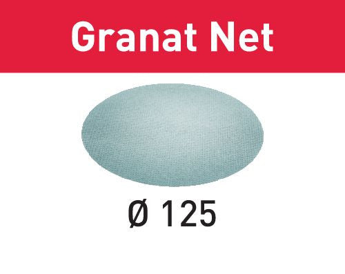 FESTOOL 50 Abrasifs maillé Granat Net Ø125mm pour enduits