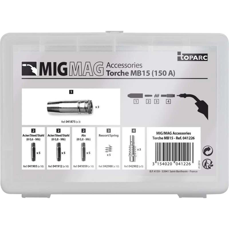 GYS Coffret Torche MIG/MAG 150 A (MB15) - 041226
