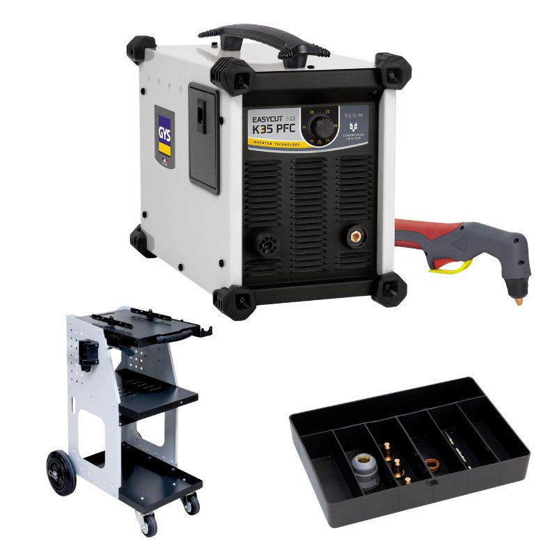 GYS Découpeur plasma avec chariot Easycut K35 PFC - 080805