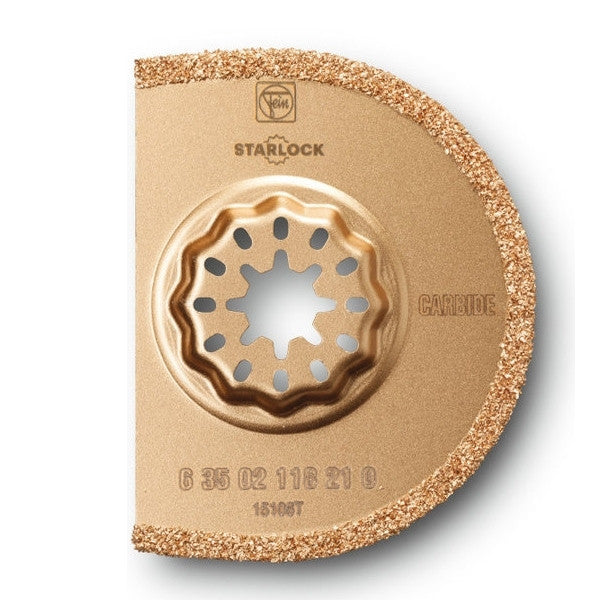 Lame à concrétion carbure ø75mm starlock 118 63502118210 fein
