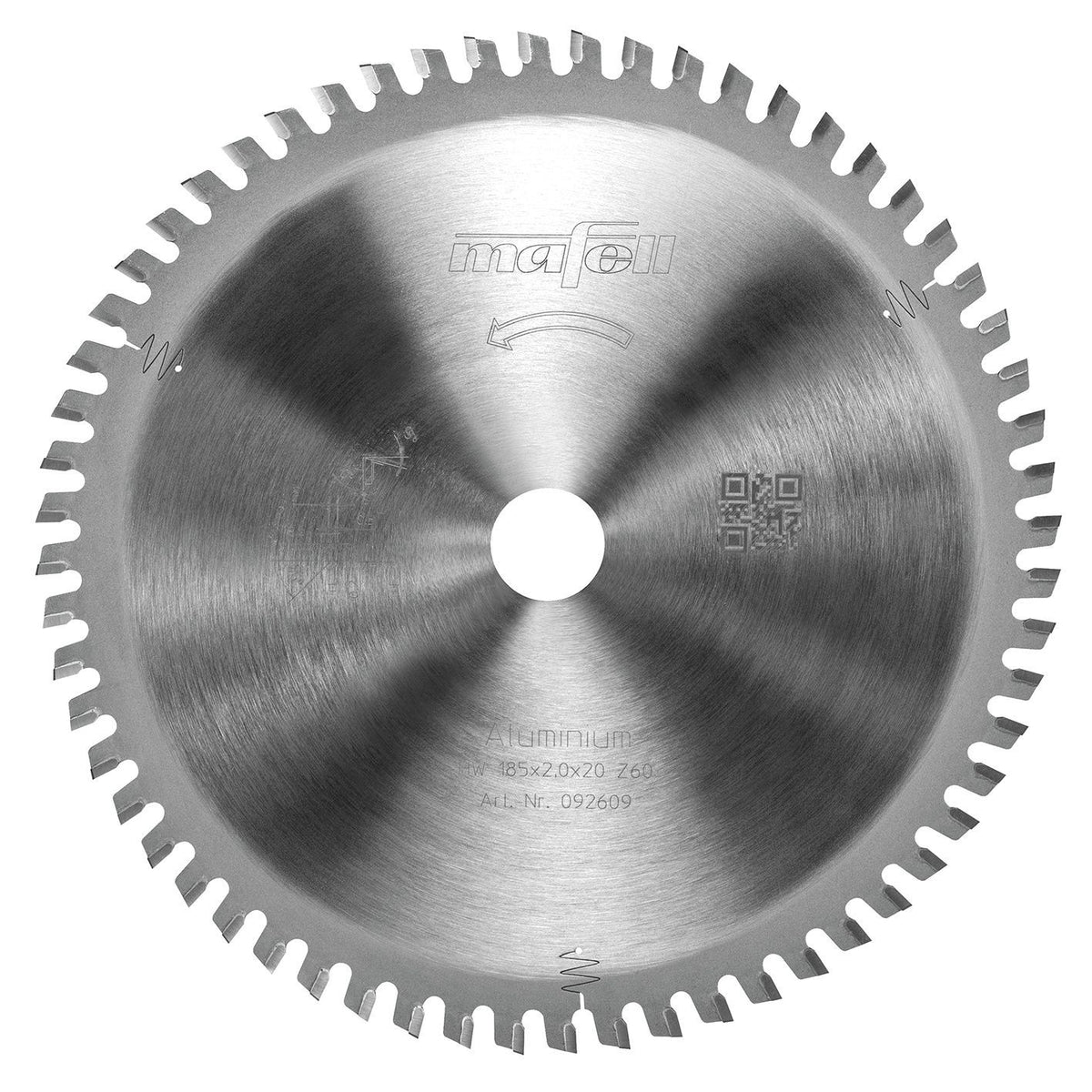 MAFELL Lame de scie aluminium Ø185x2x20 au carbure Z 60, FZ/TZ - 092609