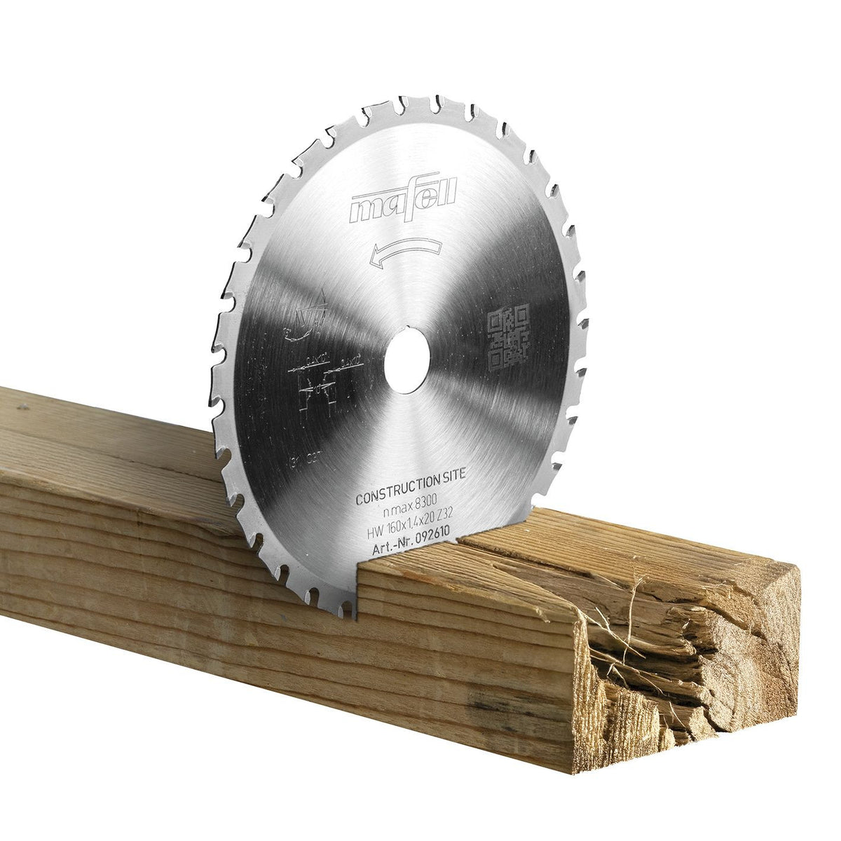 MAFELL Lame circulaire Ø160x1,4x20 carbure 160 Z32 WZFA - 092610