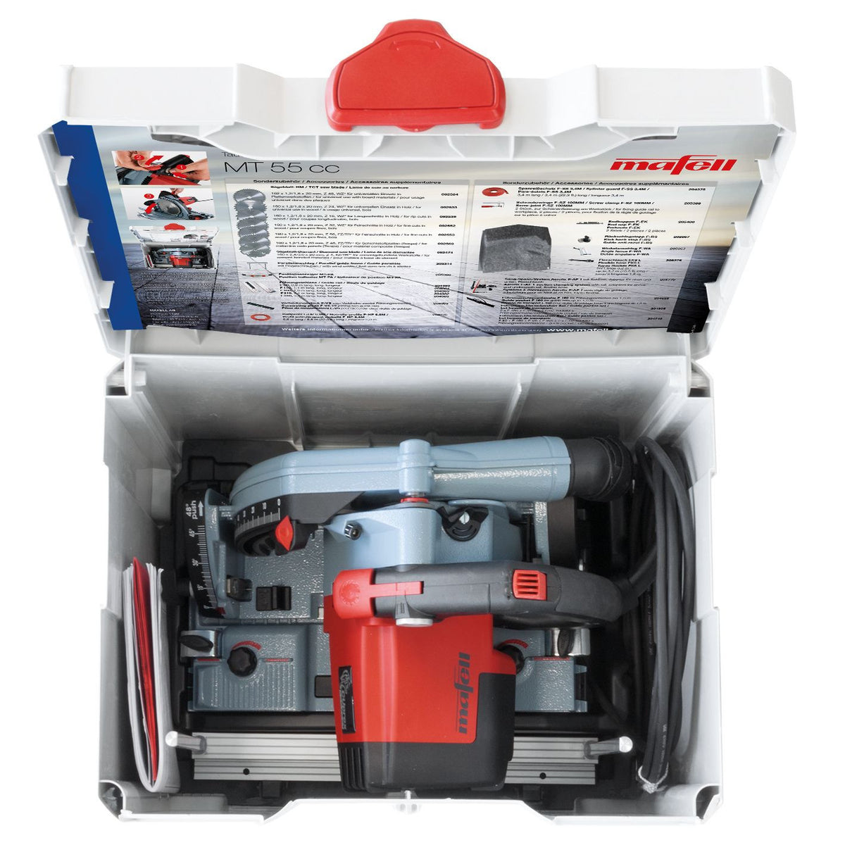 MAFELL Scie plongeante Ø162mm 1400W MT55ccMaxiMAX en coffret T-MAX - 917603