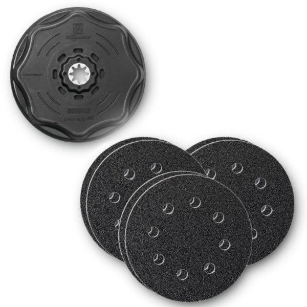 Set plateau de ponçage d115 starlock plus 195 63806195210 fein
