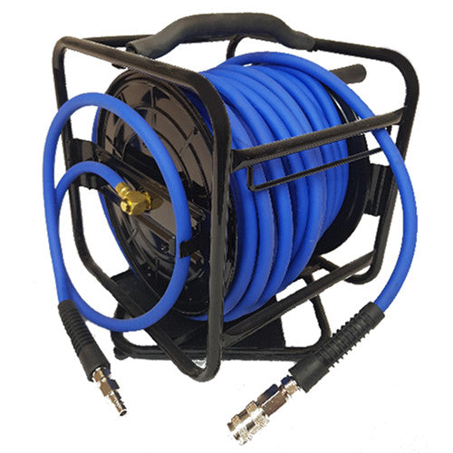 SCAB Enrouleur d'air rotatif 360° 30m + raccord rapide ENROUL30BP