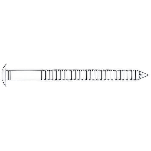 SCAB Pointes rlx plats PVC 16° annelées galvanisées