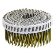 SCAB Pointes rouleaux plats PVC 16° TP annelées inox A2