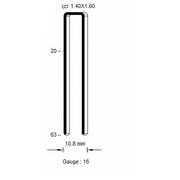 SCAB Agrafes type G5562 galvanisées pour LU1580F