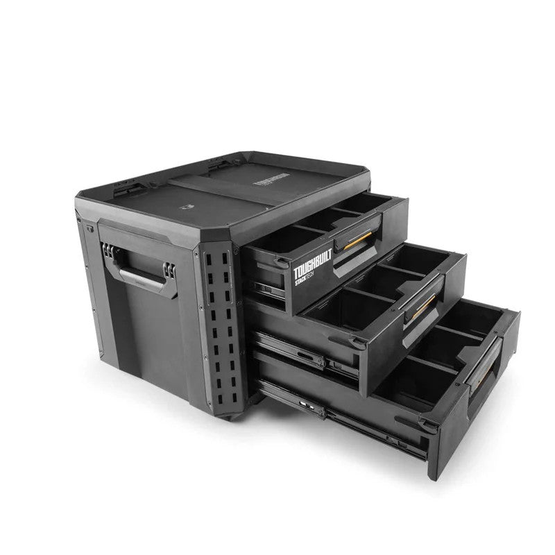 TOUGHBUILT Boite à outils XL 3 tiroirs StackTech - TB-B1-D-70-3-BEA