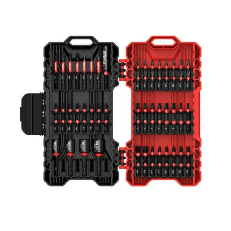 KSTOOLS Coffret 76 embouts de vissage 1/4" à chocs -  515.2302F