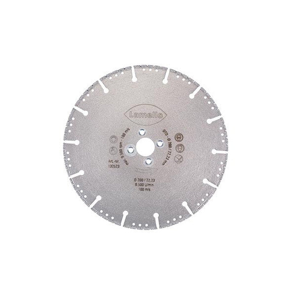 Lame diamant 200mm pour tronçonneuse tanga delta 01 132523 lamello