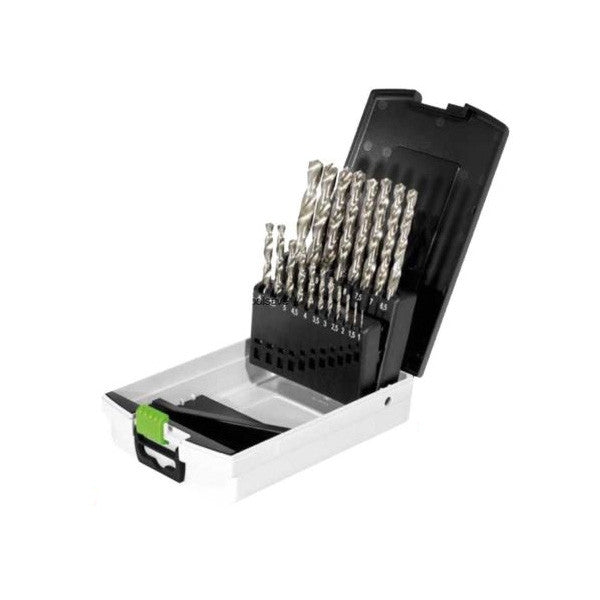 Coffret 19 forets acier hss d 1-10 sort/19 498981 festool
