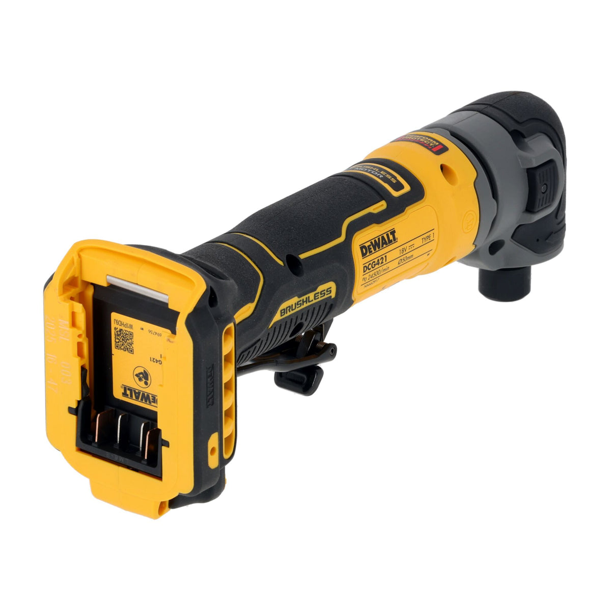 DEWALT Meuleuse compacte renvoi d'angle XR 18V Solo - DCG421N-XJ