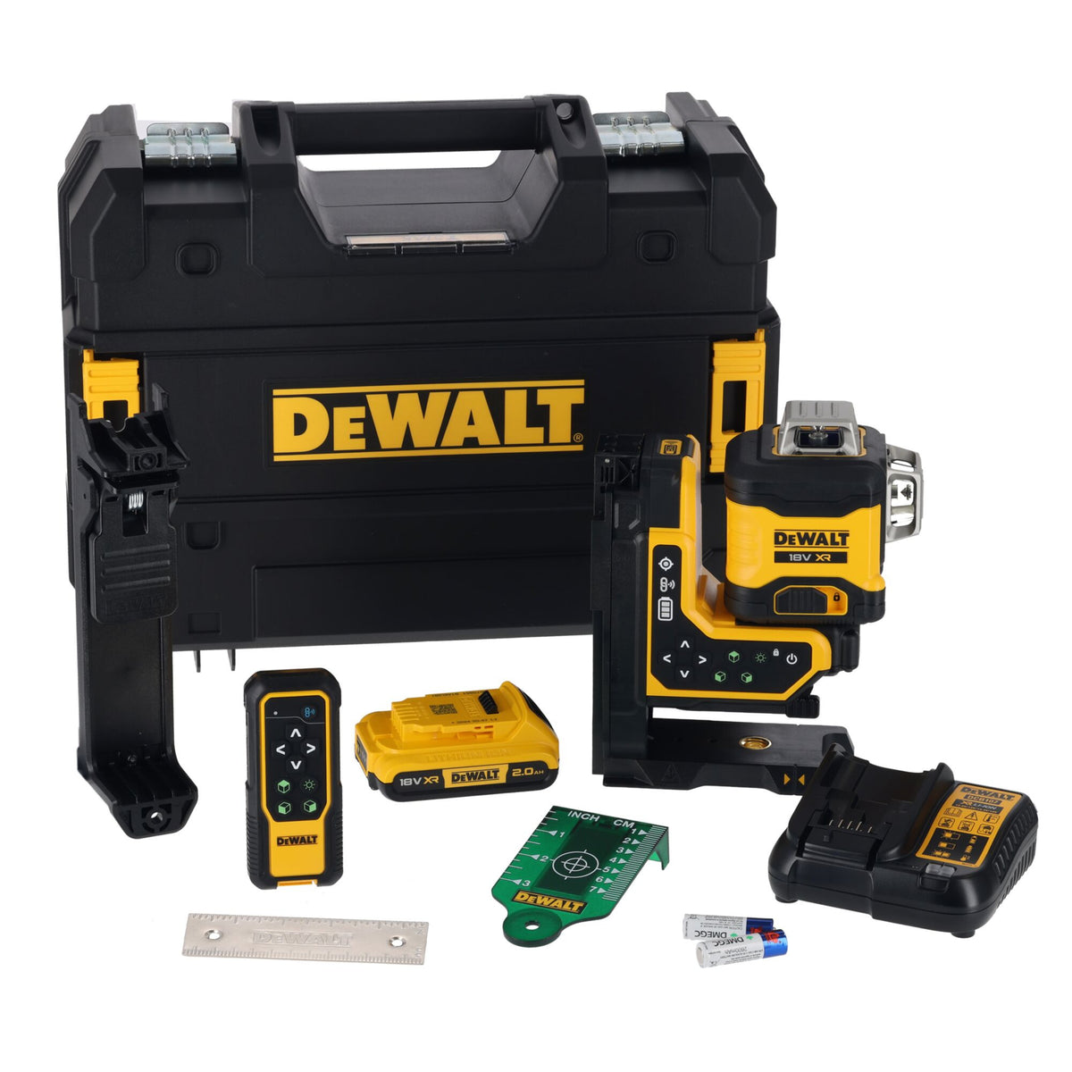 DEWALT Laser multilignes 3x360° XR 18V 2Ah - DCLE34035D1-QW