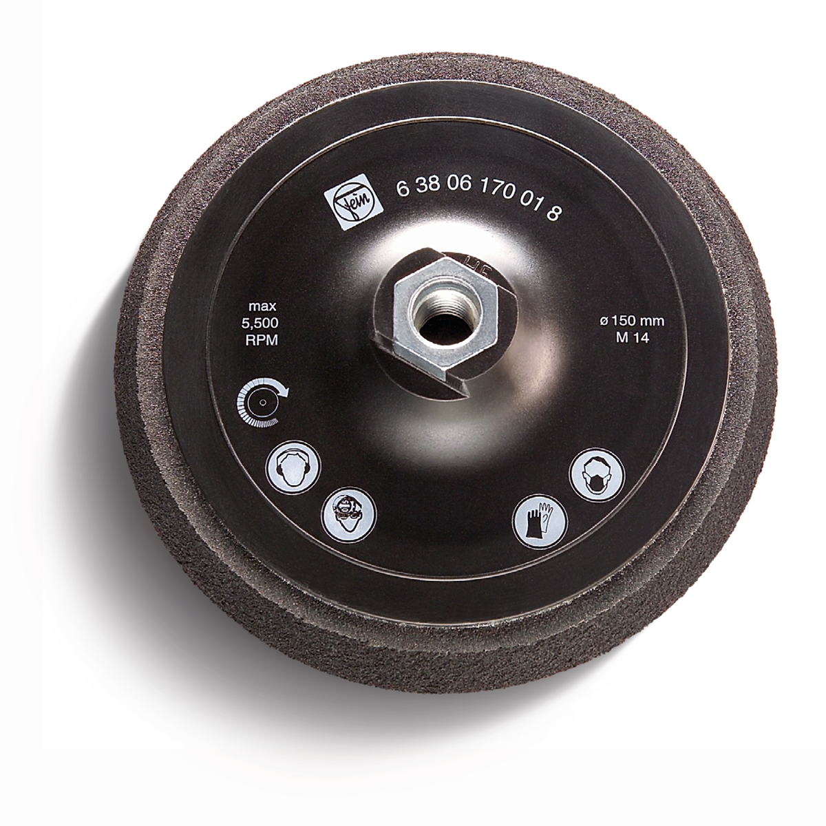 FEIN Plateau Ø150mm pourpeau de mouton WPO 10-25 E - 63806170018