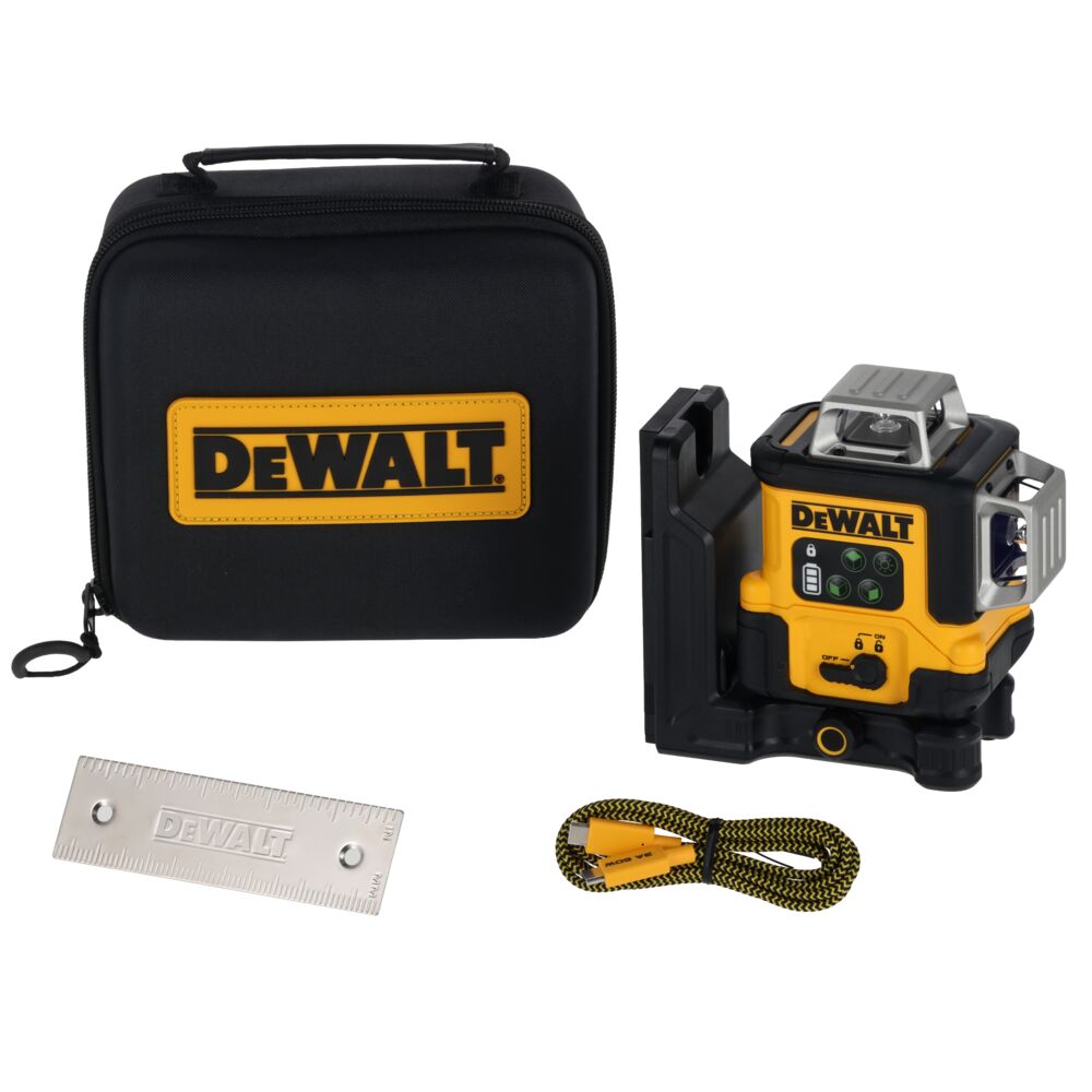 DEWALT Laser multilignes 3x360° USB-C - DCLE14361GB-XJ