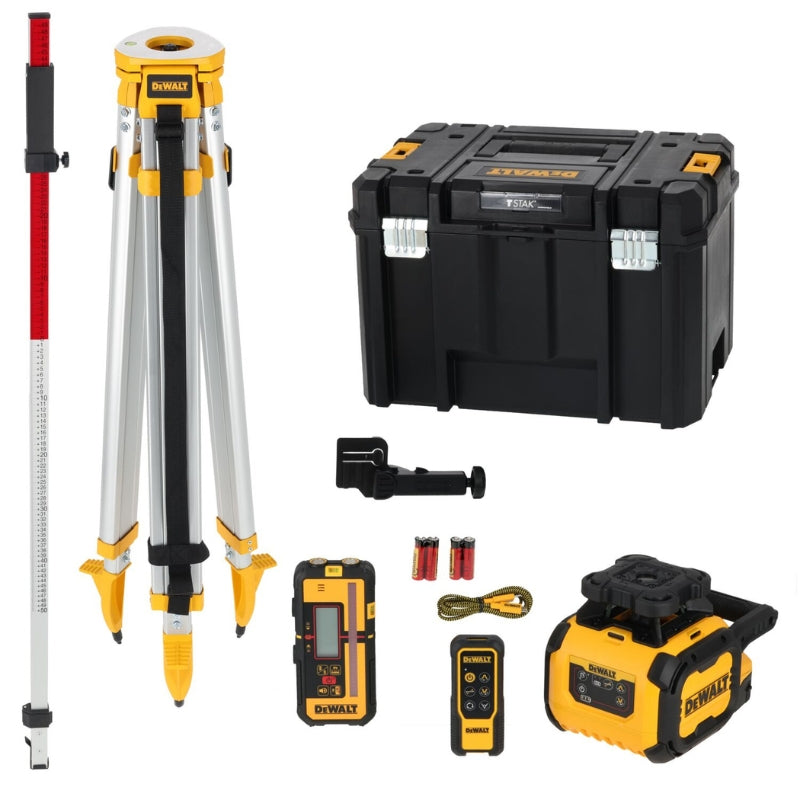 DEWALT Laser rotatif double pente USB-C Pack Pro - DCLE15211RL-QW