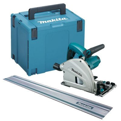 MAKITA Scie plongeante 1300 W Ø 165 mm avec rail 140 cm - SP6000J1