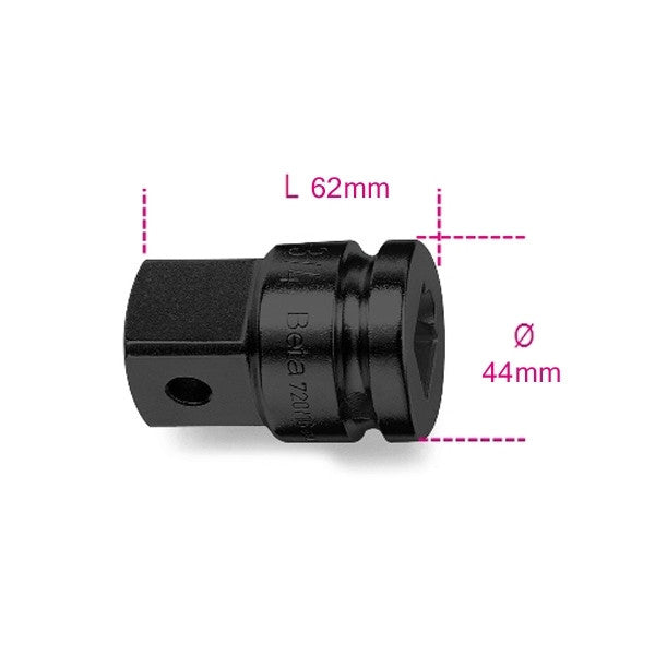Augmentateur carré femelle 3/4" mâle 1" 728/16 007280813 beta