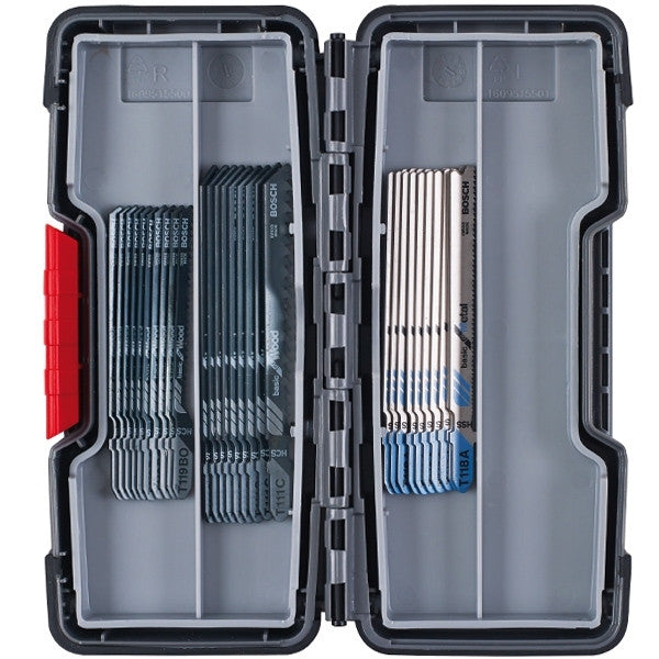 Coffret scie sauteuse bois métal 30 pièces 2607010903 bosch