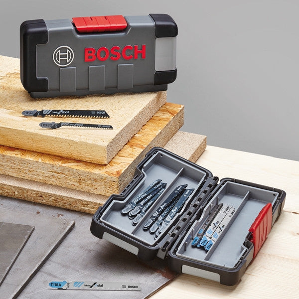 Coffret scie sauteuse bois métal 30 pièces 2607010903 bosch