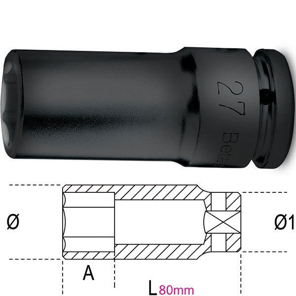 Douille à choc longue 720l beta