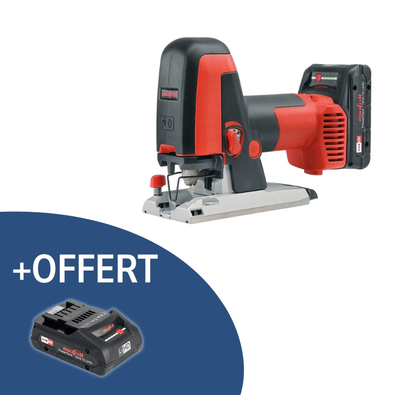 MAFELL Scie sauteuse sans fil 18V 2x4 Ah PS 2-18 en coffret MAX3 - 91C101
